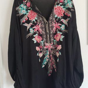 Johnny Was Meshika Challis Blouse